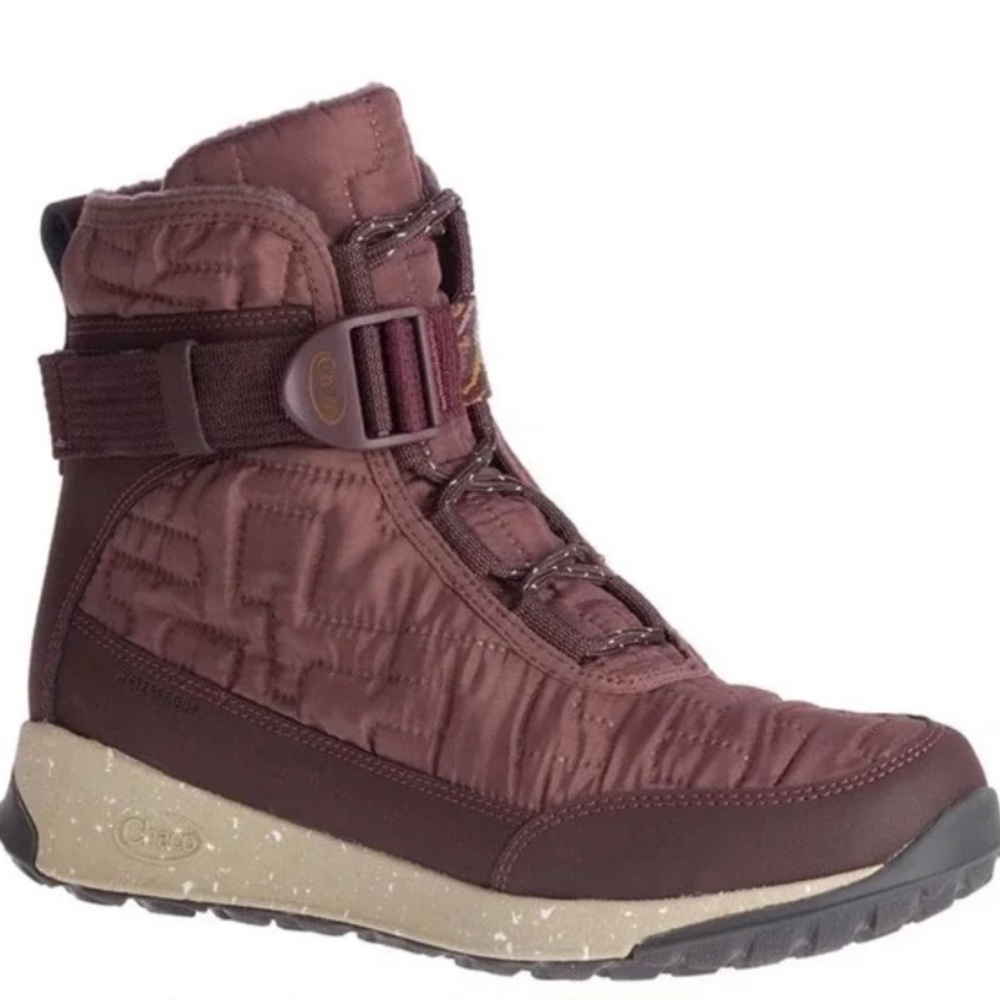Chaco Borealis Quilt WP Snow Winter Waterproof Boots - Mahogany Size 9